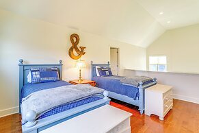 Steps to White River: Mountain View Home w/ Deck!