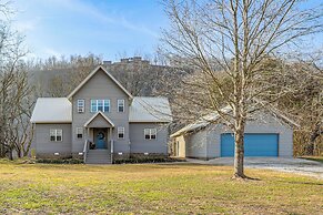 Steps to White River: Mountain View Home w/ Deck!