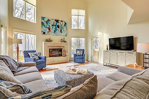 Steps to White River: Mountain View Home w/ Deck!