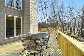 Steps to White River: Mountain View Home w/ Deck!