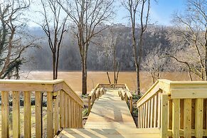 Steps to White River: Mountain View Home w/ Deck!