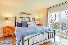 Steps to White River: Mountain View Home w/ Deck!