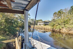 5 Mi to Beach & Pier: Bay St Louis Home on Canal