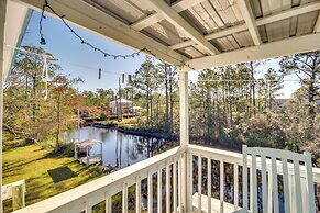 5 Mi to Beach: Bay St Louis Home w/ Launch & Dock