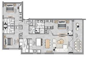 Allure 205 3 Bedroom Apts