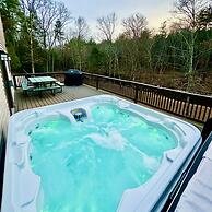 Family Fun Oasis Hot Tub Steam Room Pool Stream Firepit Games