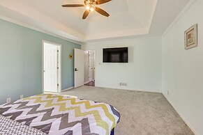 Fire Pit & Wooded Views: Family Home in Dacula!