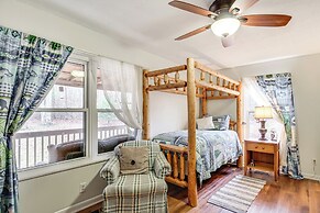 Walk to Little River Falls: Lakefront Cabin