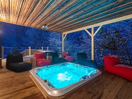 Villa in Celadna With Outdoor Cinema & Whirlpool
