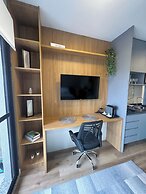 Studio completo a 230m do metrô Brooklin