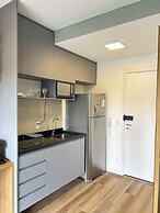 Studio completo a 230m do metrô Brooklin