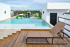 Pool & Rooftop in Tulum. 2 Bedrooms Flat
