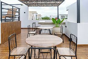 Pool & Rooftop in Tulum. 2 Bedrooms Flat