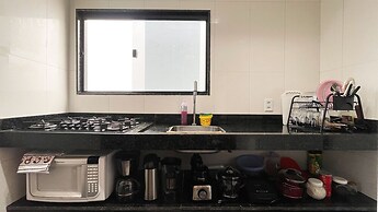 The Férias Loft confortável c cozinha