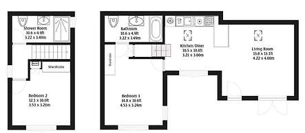 2-bed House in Reading-near Town-sleeps 4