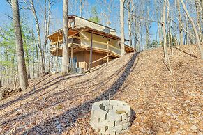 Hot Tub, Deck & Fire Pit: Secluded Cabin in Murphy