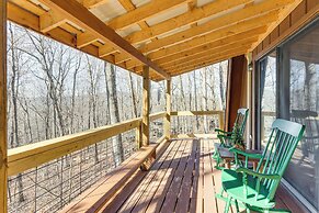 Hot Tub, Deck & Fire Pit: Secluded Cabin in Murphy