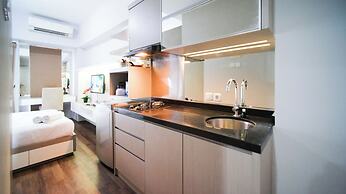 Homey and Simple Studio at Tanglin Supermall Mansion Apartment