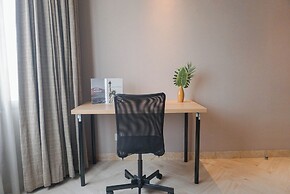 Spacious and Homey 1BR at Talang Betutu Apartment near MRT Station