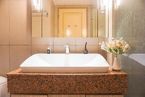 Spacious and Homey 1BR at Talang Betutu Apartment near MRT Station