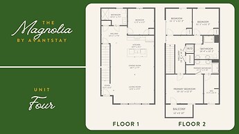 The Magnolia 4 by Avantstay Germantown Balcony