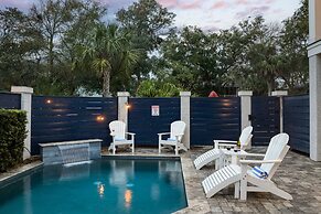 Pink Plume Coastal Escape Near Beach Private Pool Grill Luxe Interiors