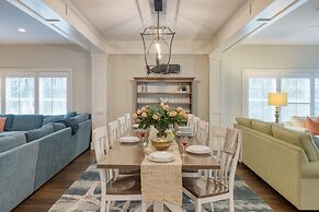 Pink Plume Coastal Escape Near Beach Private Pool Grill Luxe Interiors