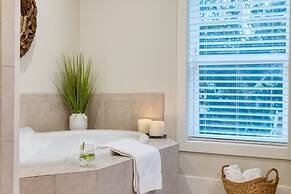 Pink Plume Coastal Escape Near Beach Private Pool Grill Luxe Interiors