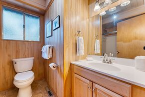 Lundy Bearden Serene Tahoe Retreat With Deck Fireplace and Forest View