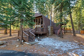 Lundy Bearden Serene Tahoe Retreat With Deck Fireplace and Forest View