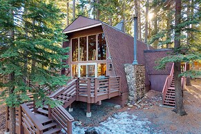 Lundy Bearden Serene Tahoe Retreat With Deck Fireplace and Forest View
