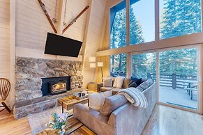 Lundy Bearden Serene Tahoe Retreat With Deck Fireplace and Forest View