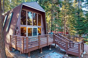 Lundy Bearden Serene Tahoe Retreat With Deck Fireplace and Forest View