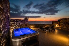 Romantic Mykonian Oasis Suite w Jacuzzi