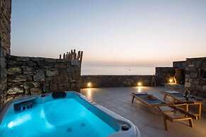 Romantic Mykonian Oasis Suite w Jacuzzi