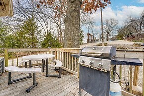 Walk to Lake & Trails: Cape Fair Retreat w/ Grill!