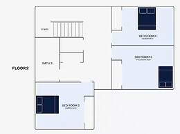 Blue Hour Playfully Designed Beach Home w Hot Tub Fire Pit Game Room