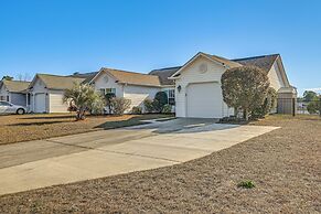 Patio, Yard & Lake Views: Home in Myrtle Beach!