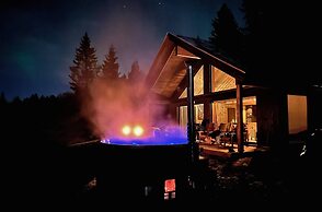 Modern Mountain Cabin - Outdoor Hot Tub - 8 Beds