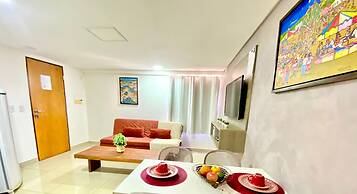 Gold Flat Cabo Branco by 123Quarto Hospedagem