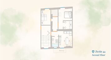 Zezio 44 in Como With 2 Bedrooms and 1 Bathrooms