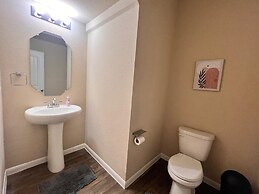 Spacious 4BR Home w Game Room Office Backyard