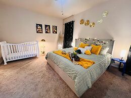 Spacious 4BR Home w Game Room Office Backyard