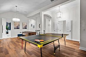 Stylish One Level Home Ping Pong Foosball Yard