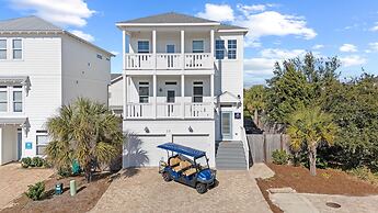Blue Surf Lane Miramar Beach Home w Pool Firepit Golf Cart Quick Beach