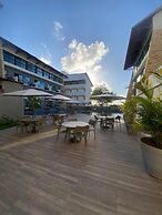 Flat vista Piscina e Lagoa 203c Bela bLP