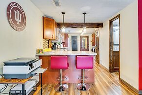 1 Mi to IU: Hoosier Home w/ Fire Pit & Fenced Yard