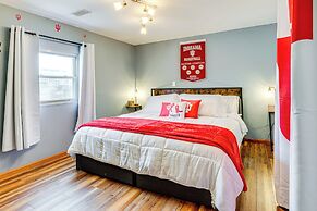 1 Mi to IU: Hoosier Home w/ Fire Pit & Fenced Yard
