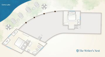 The Writer's Nest by Rent all Como