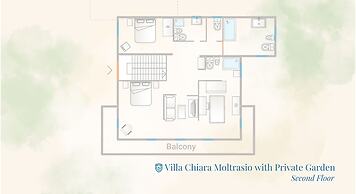 Villa Chiara Moltrasio With Private Garden by Rent all Como